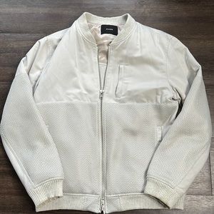 STAMPD mens jacket. Size medium cream color unique jacket. 🔥🔥🔥
